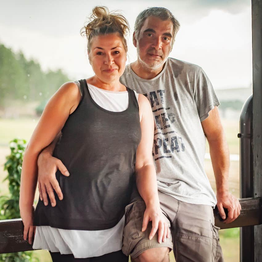 Gen X couple having a good time
