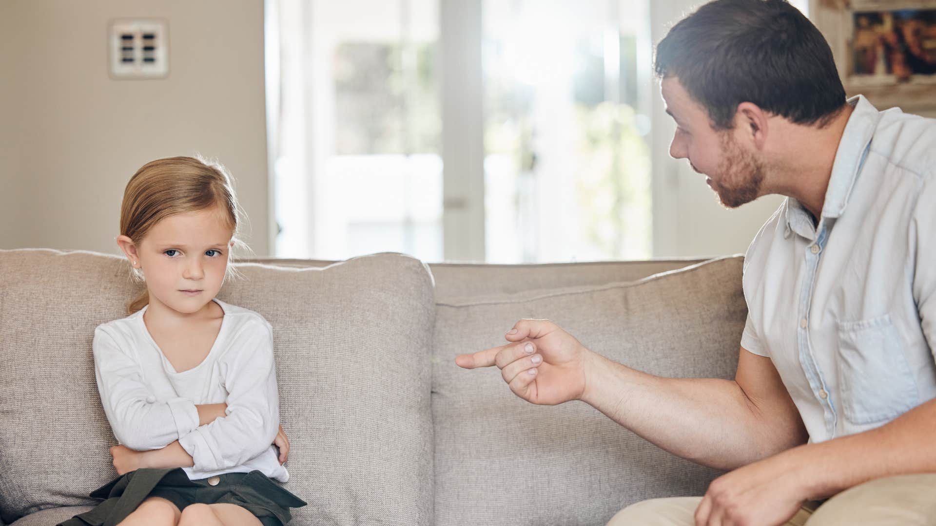 little girl who struggles to be vulnerable while getting in trouble because her parents never admit fault