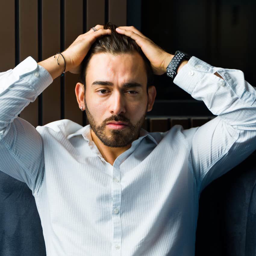 man who doesn't know how to handle his emotions because his parents never played with him as a kid