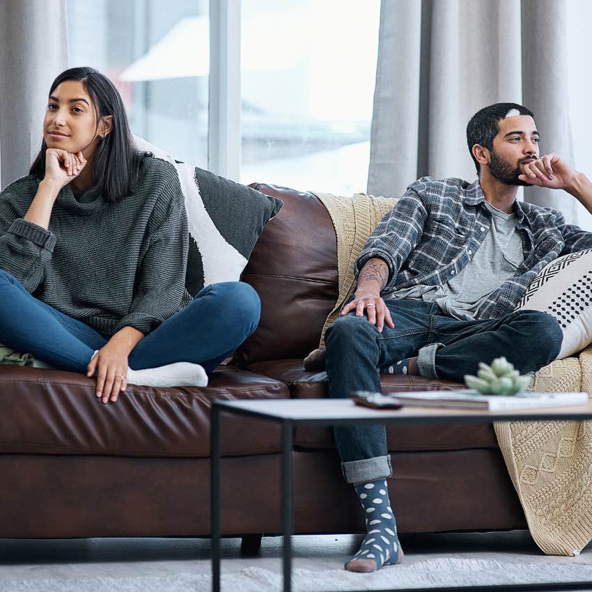 couple who never talks about what's bothering them