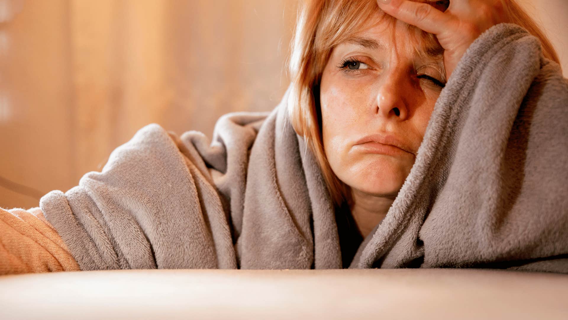 woman who had to manage her mom's bad moods struggling with feeling responsible for other people's moods