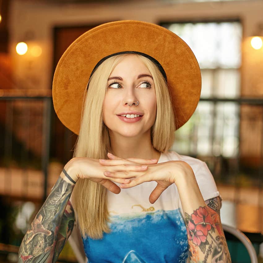 intuitive woman who makes people feel better