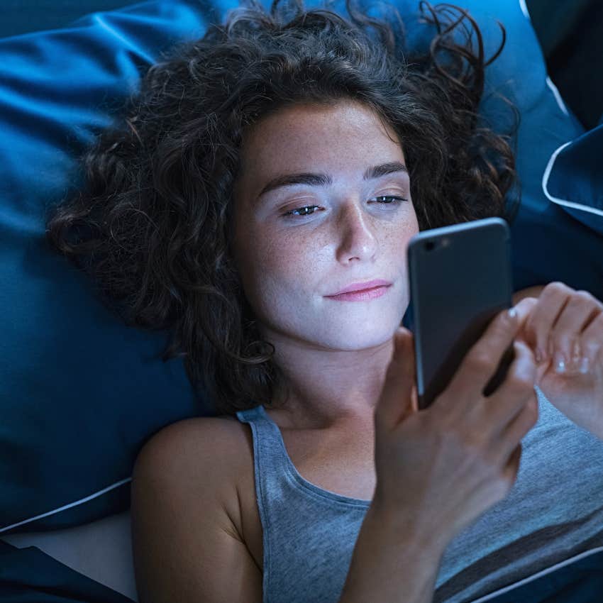 woman who got a late-night oversharing text