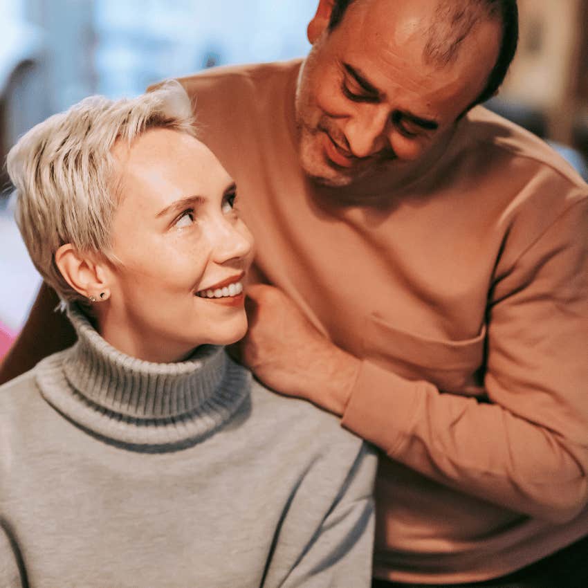 man understanding that independent woman doesn't need him