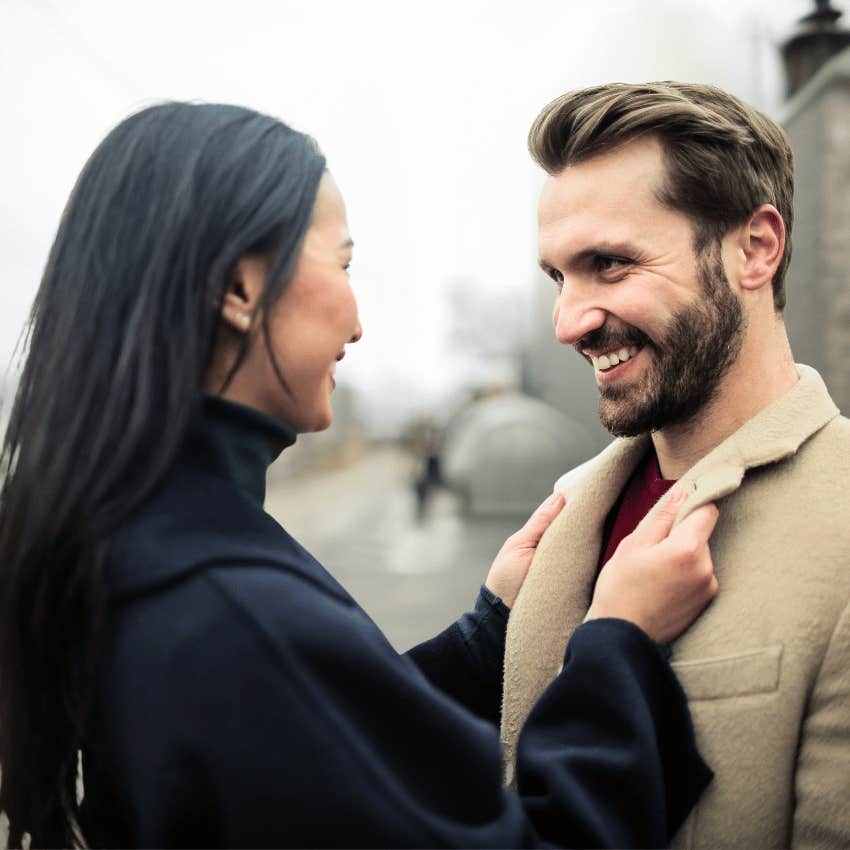 man understanding that independent woman has her own stuff going on
