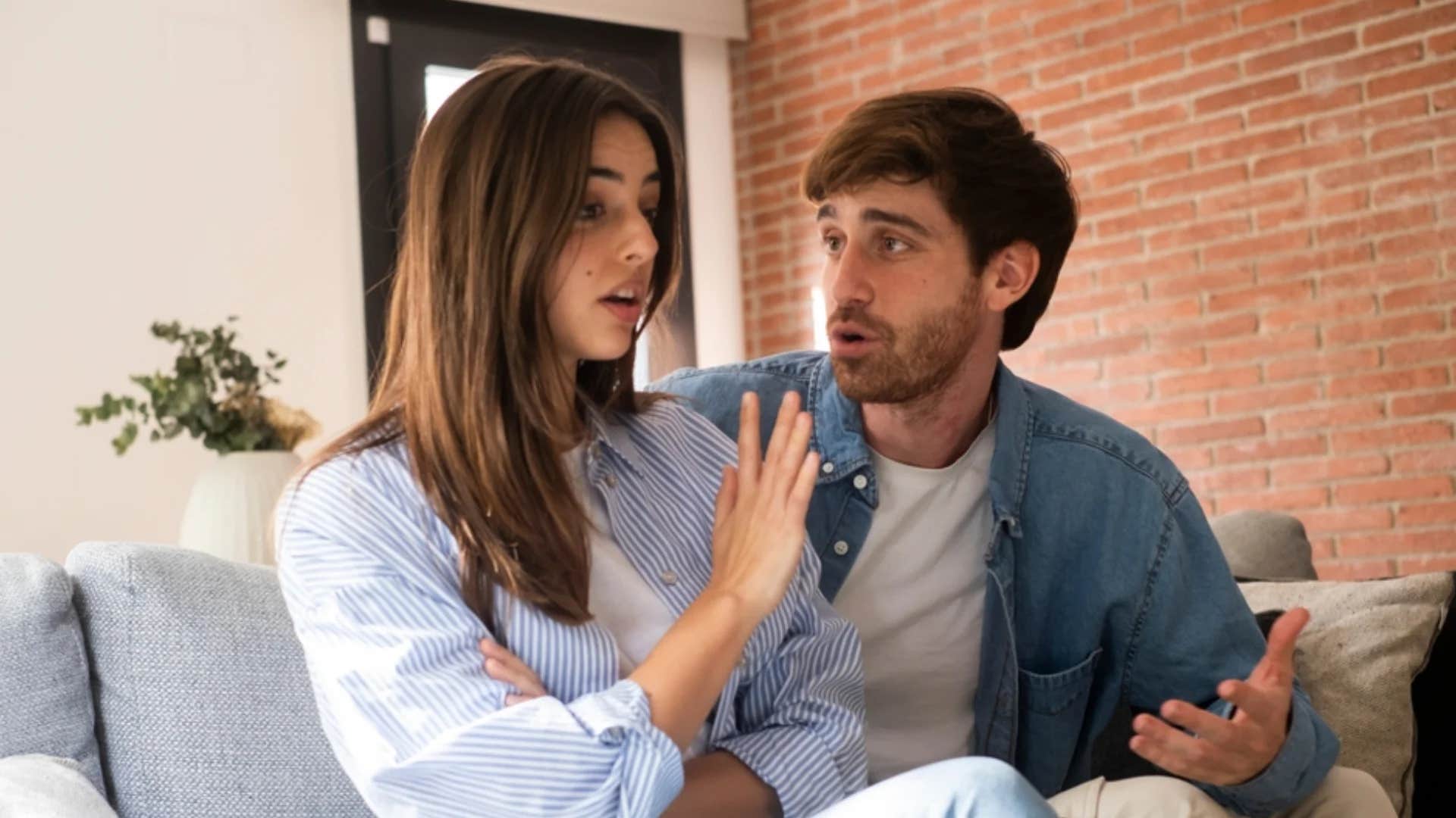 man telling woman that's just who i am