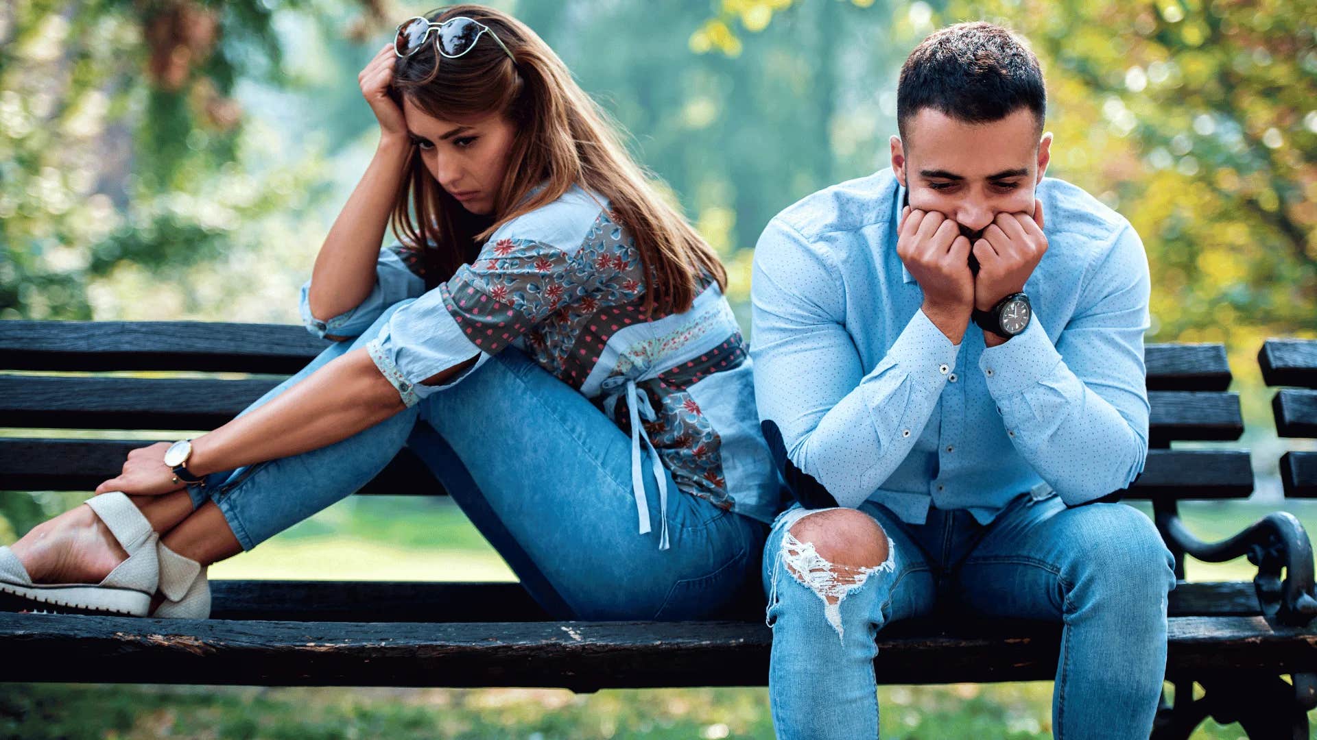 man telling woman i need some space