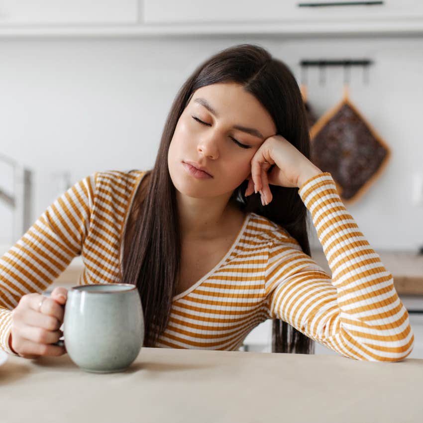 exhausted millennial