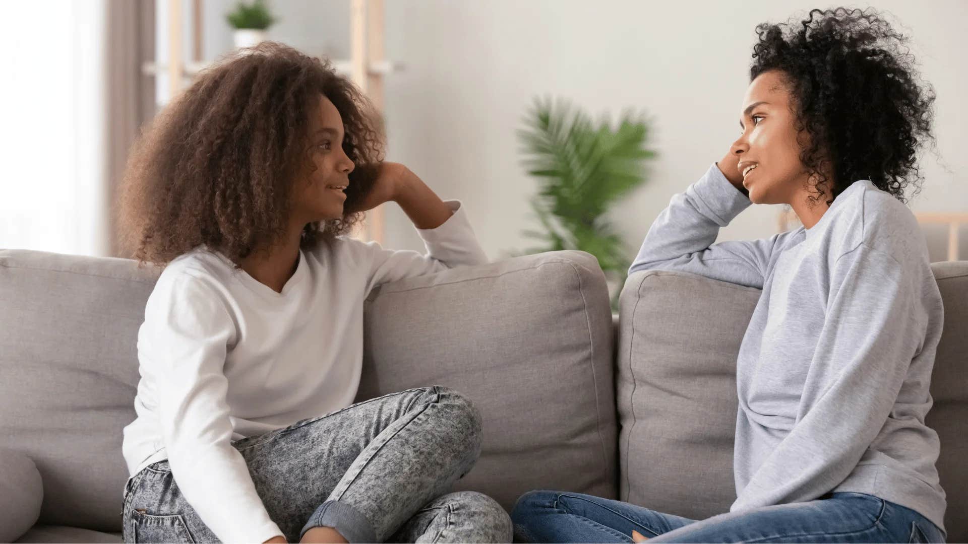 mom telling teenager okay start from the beginning