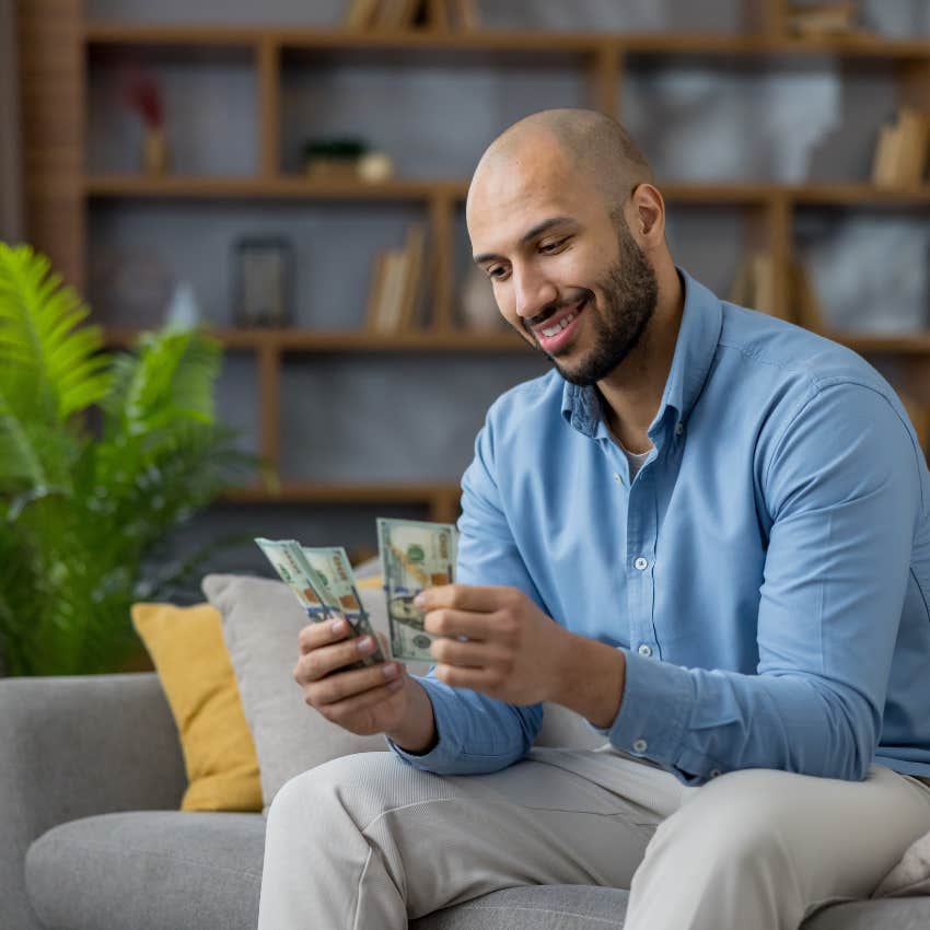 man who didn't have a great childhood hoards money as adult