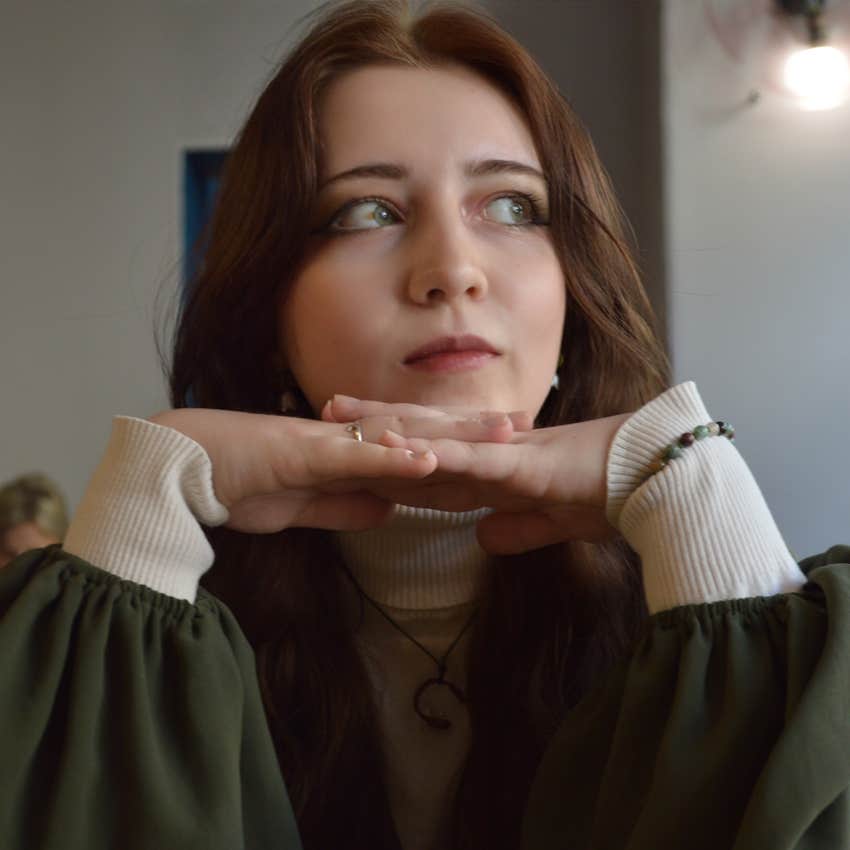 mentally emotionally guarded woman saying it's not big deal