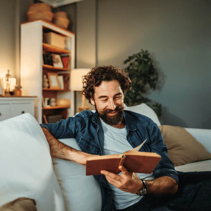 man learning to cherish alone time