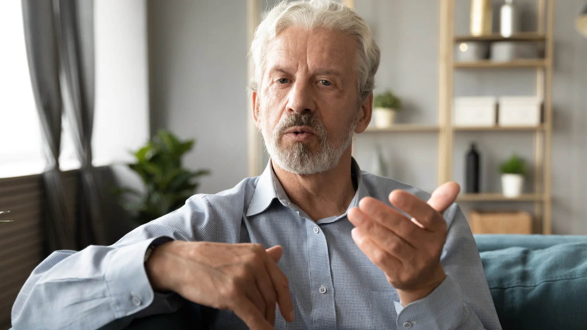 older man saying let's not make assumptions