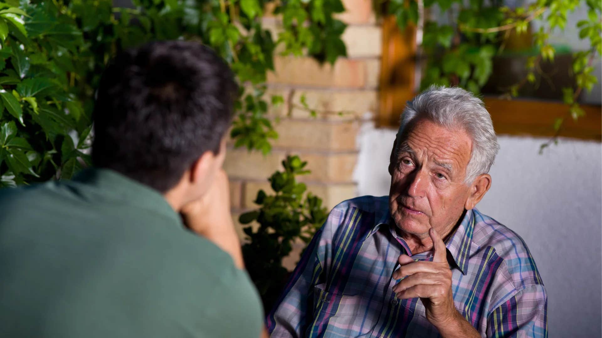 older man admitting that he may have misunderstood the situation