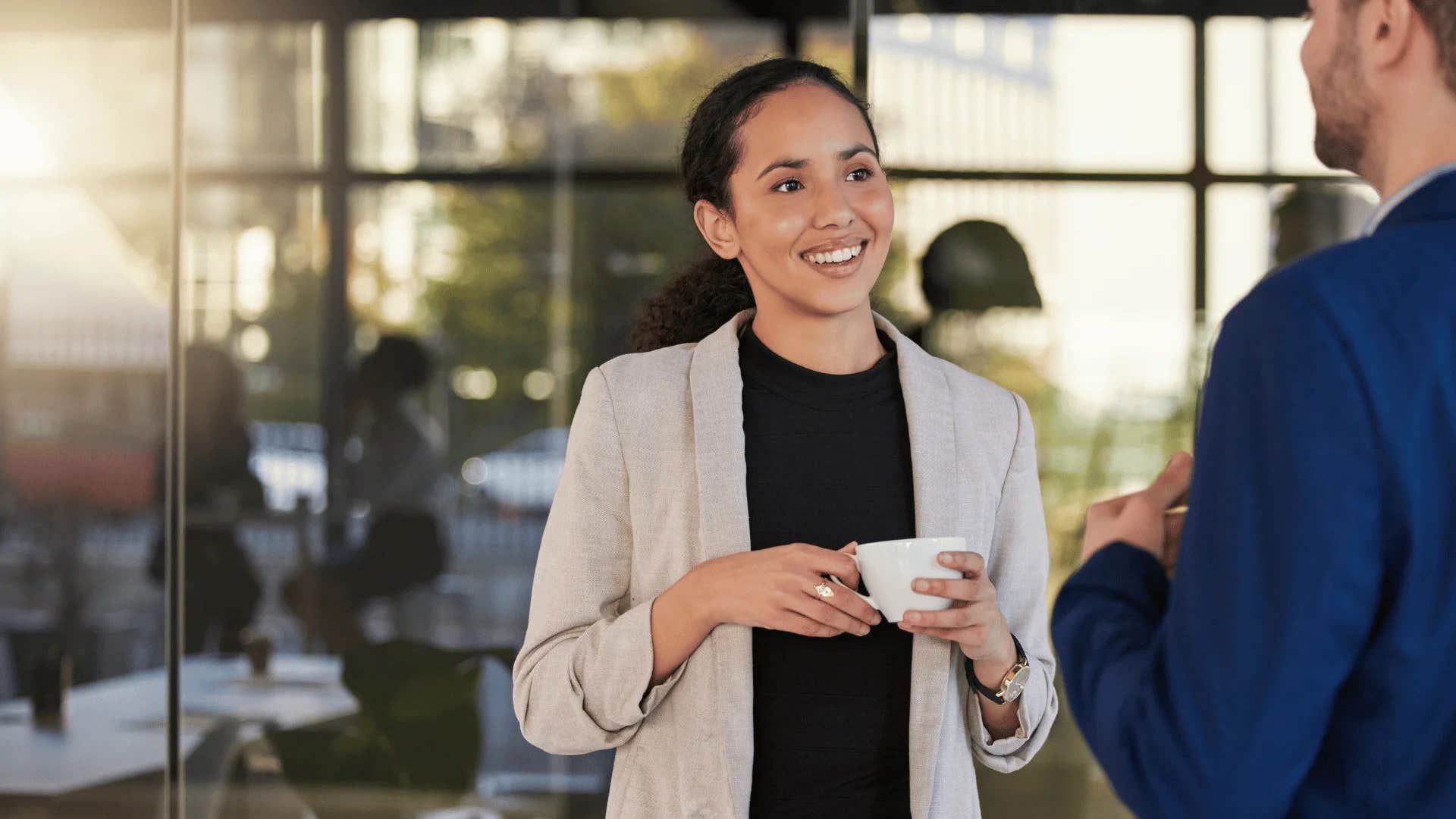 woman being told they can circle back at a later date
