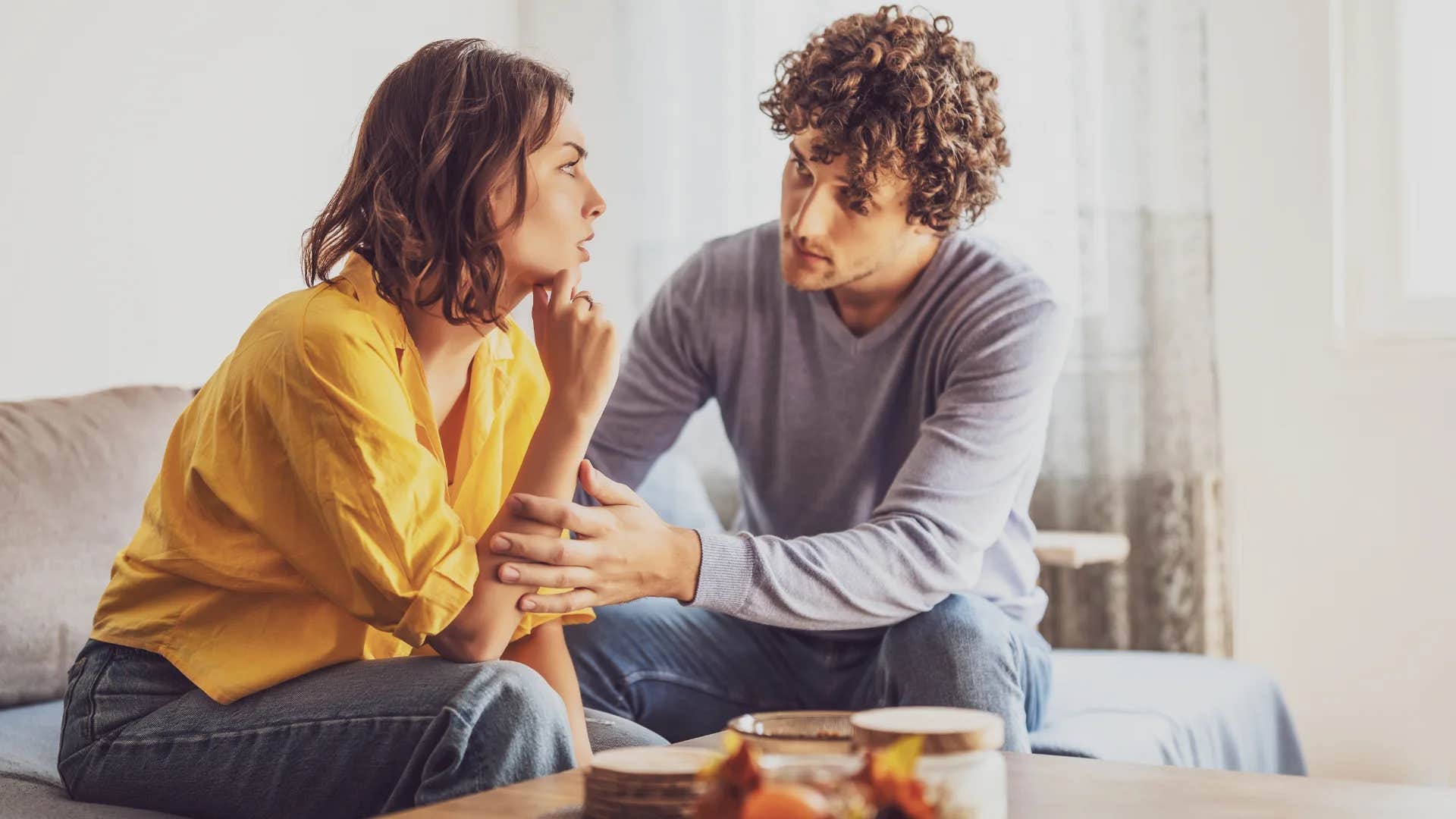man asking partner how can i make your day better