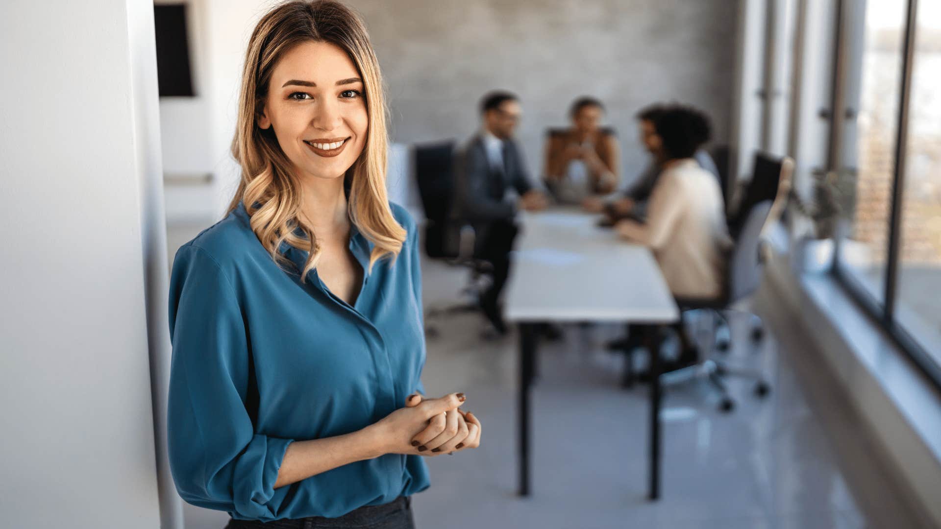 woman feeling scared but not quitting