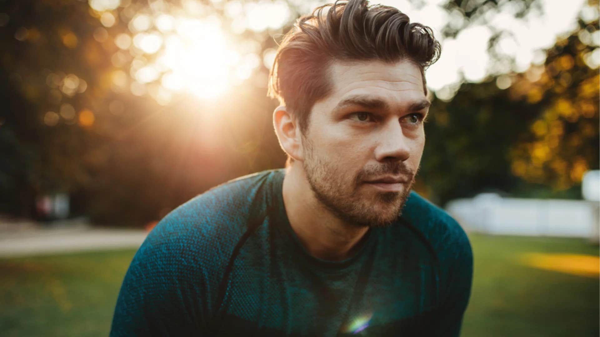 man telling himself that he'll do whatever it takes