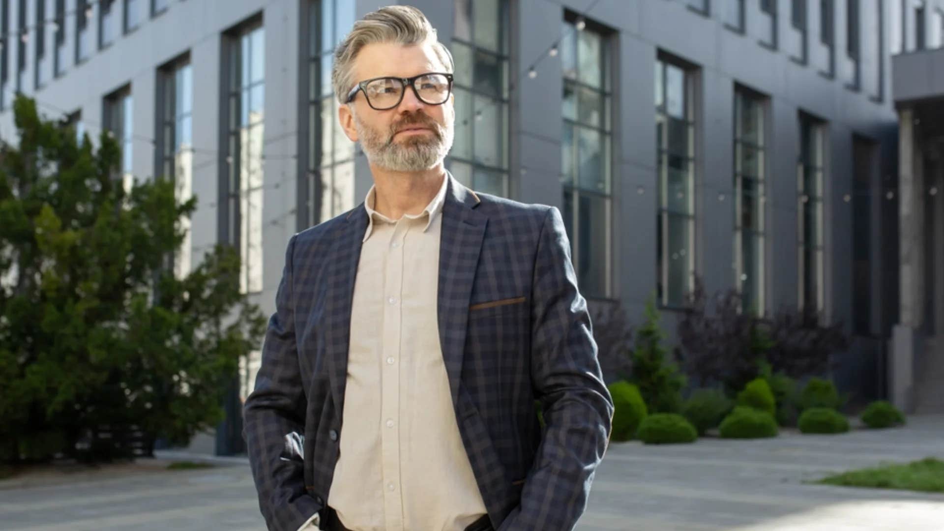older man wondering how he can make his goals happen