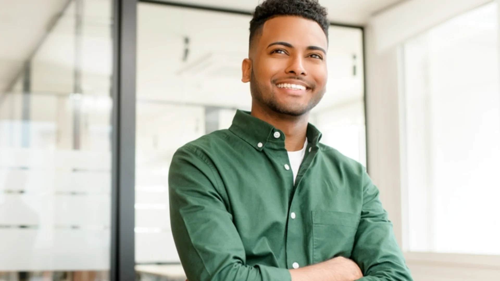 young man not interested in comfort only in growth