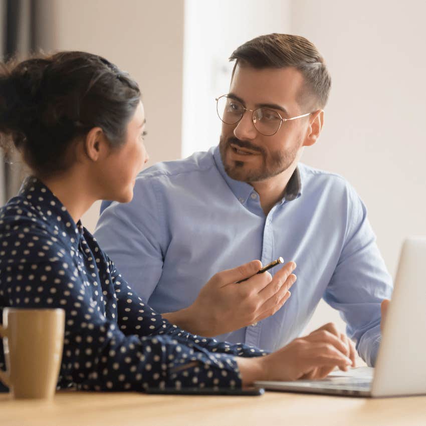 man turning introduction into meaningful relationship asking how did you get interested in that