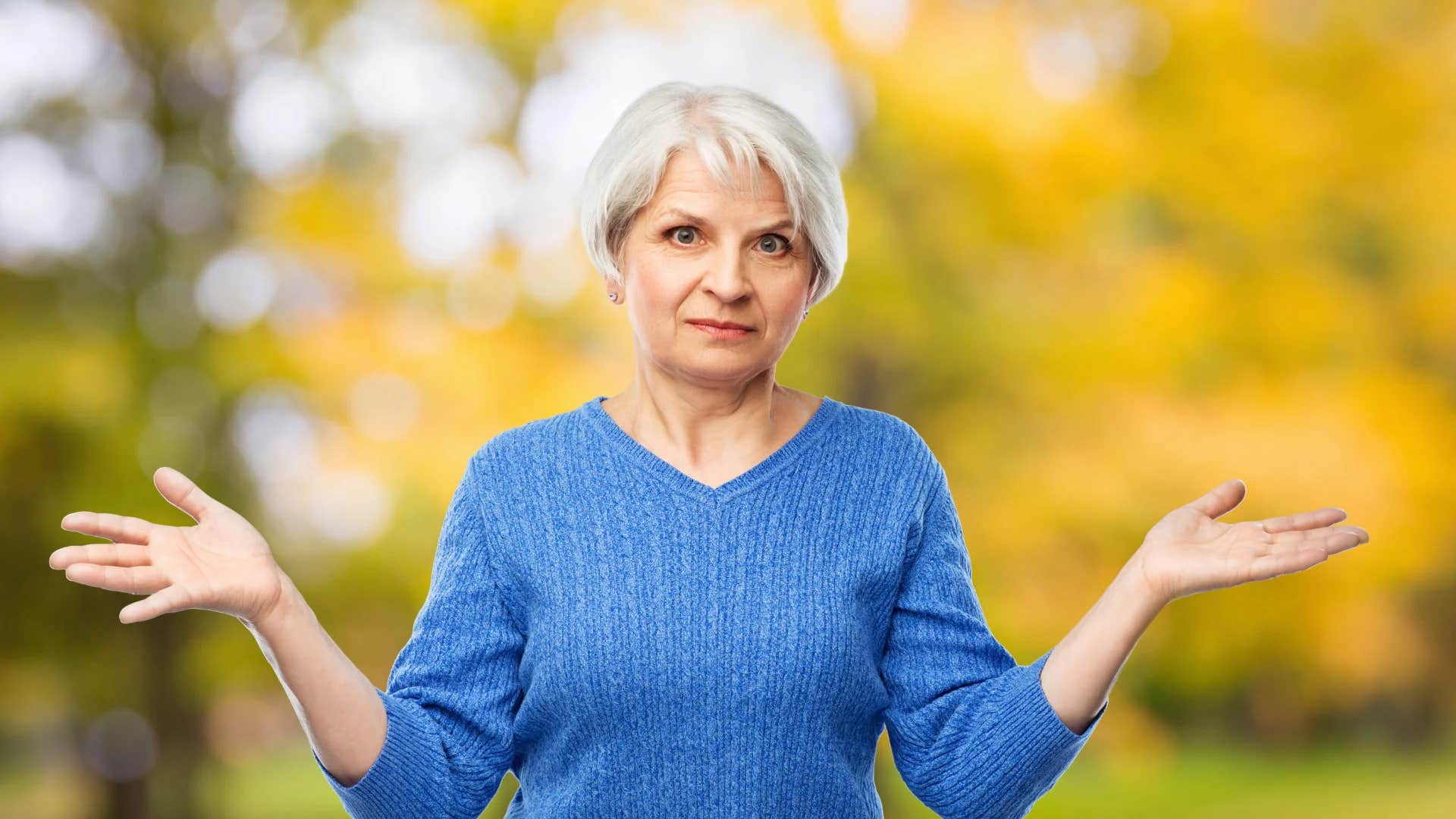older woman with low emotional maturity saying that's just common sense