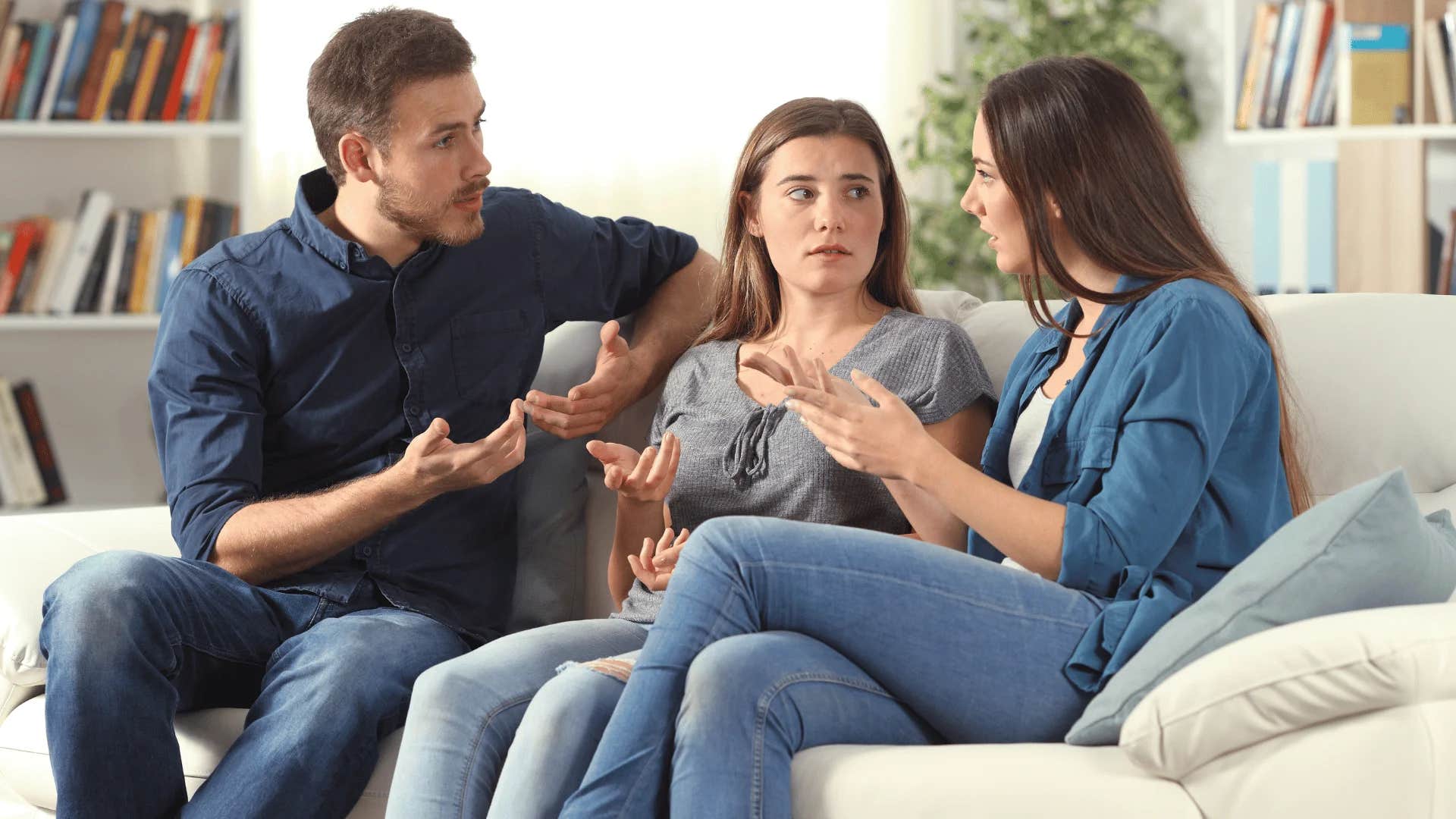 woman telling friends you wouldn't understand