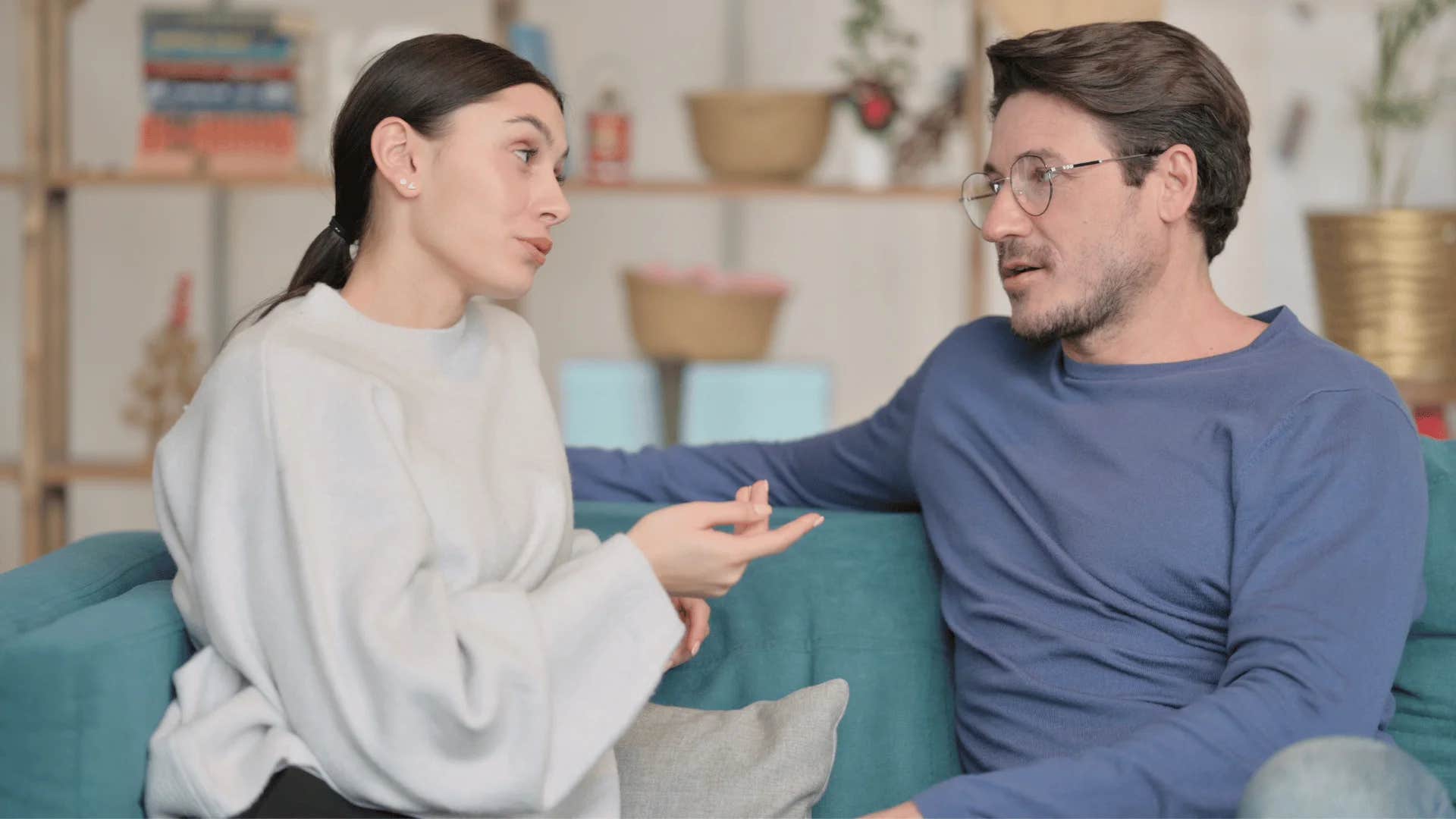 woman telling man you should know by now