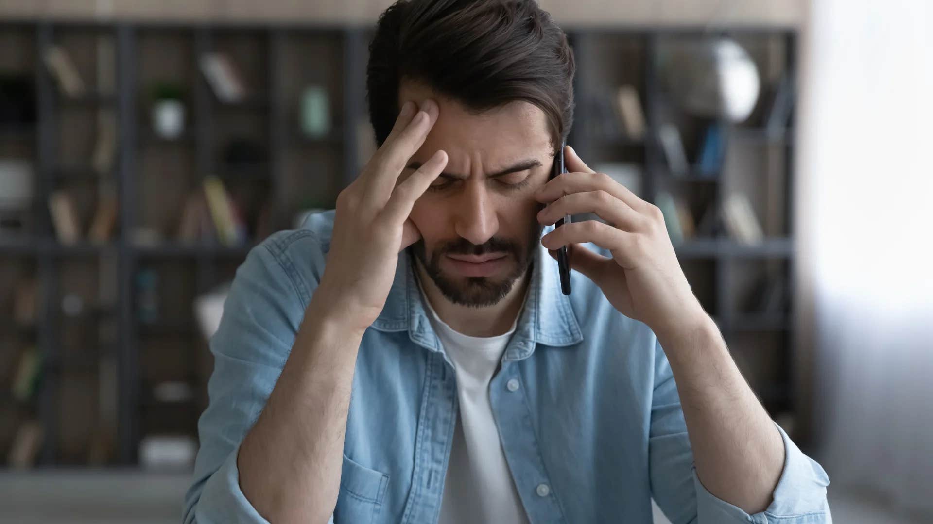 man being told there's no other choice