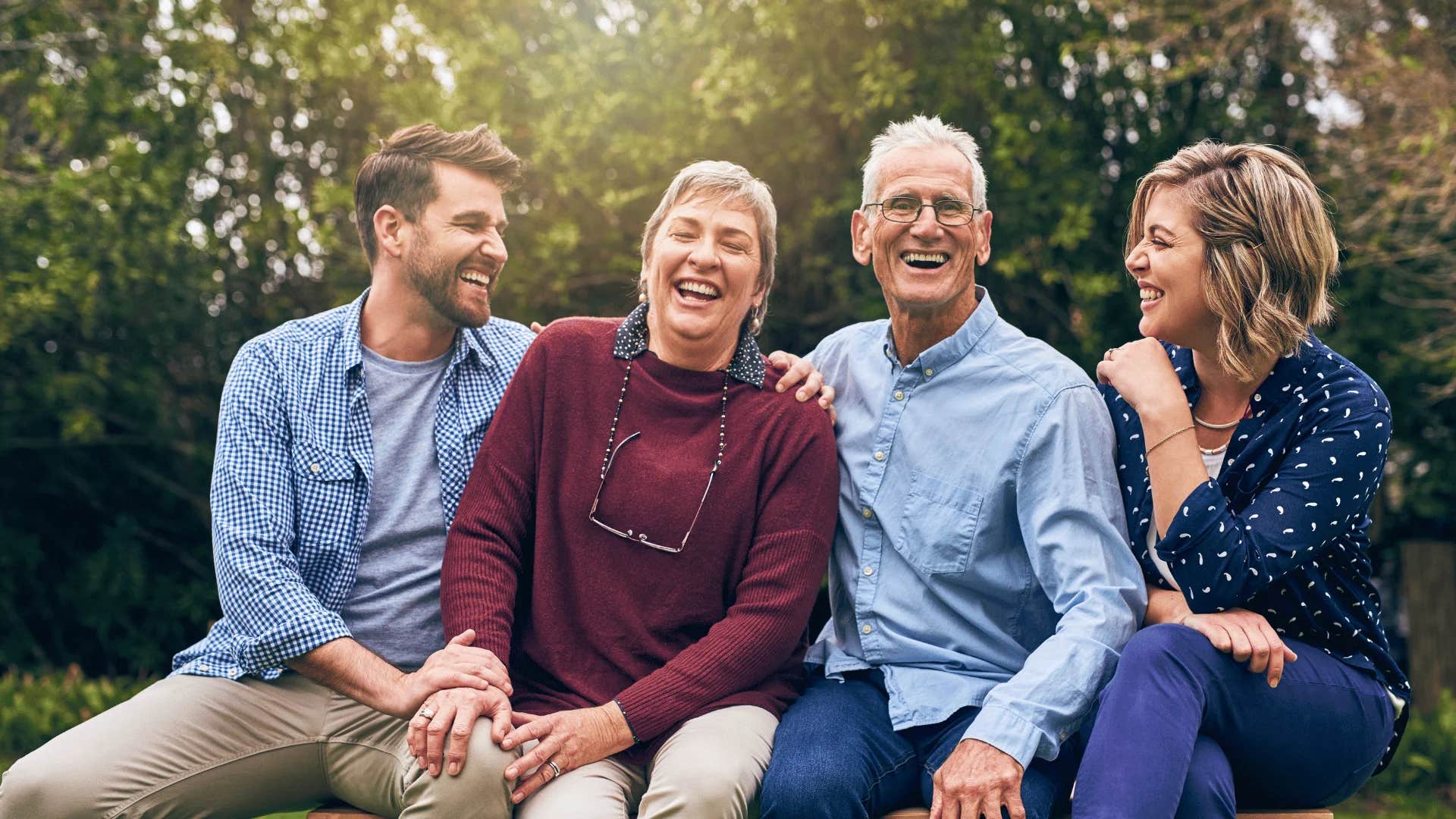 family being courteous to one another