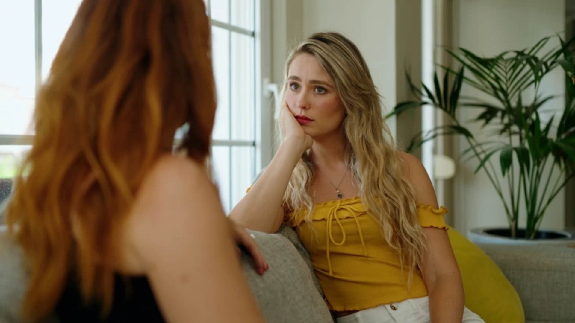 woman asking friend did you mean to say that out loud