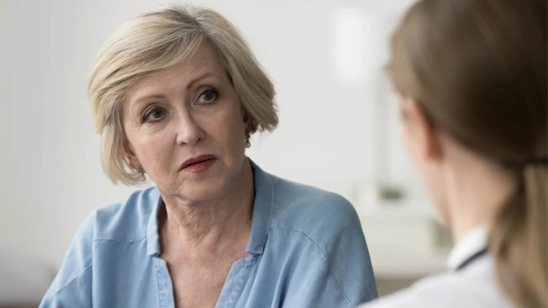 older woman saying i don't respond to this kind of behavior