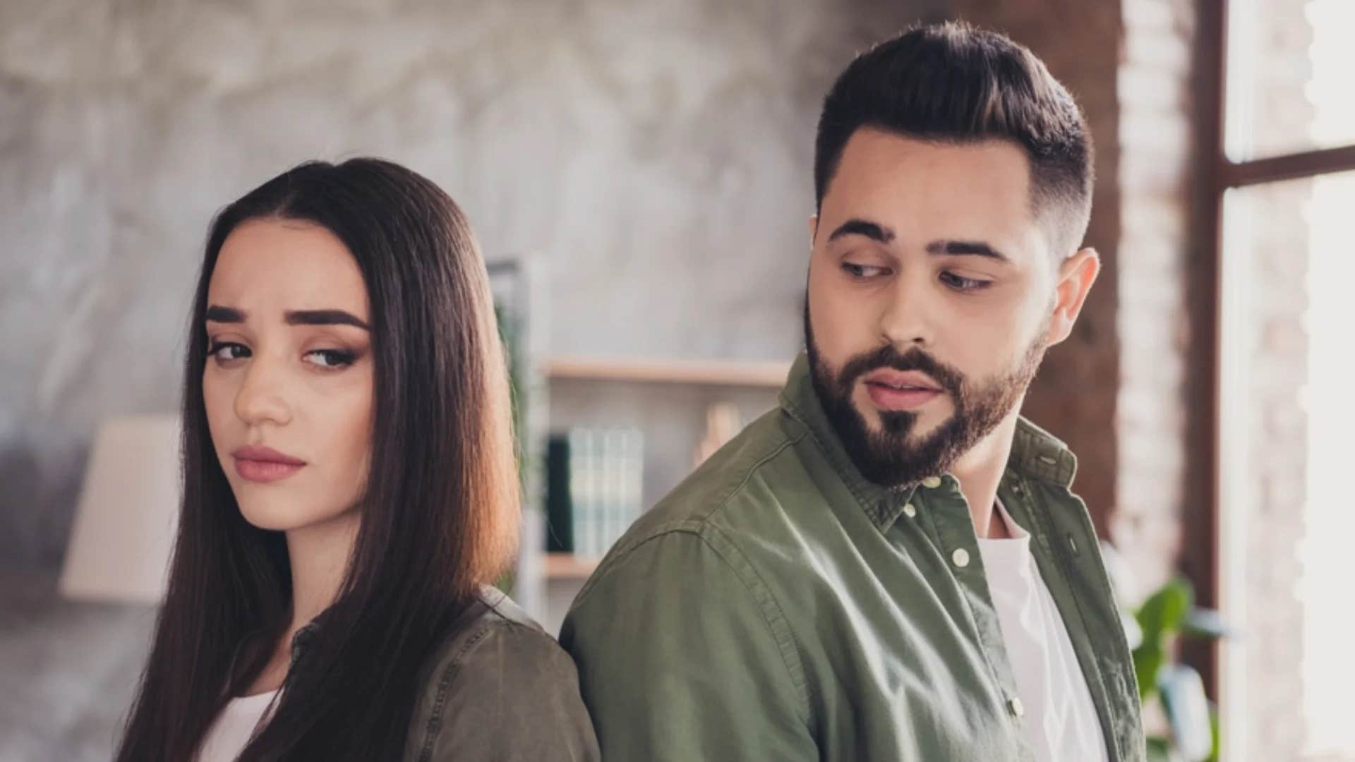 man telling partner this is survival not love