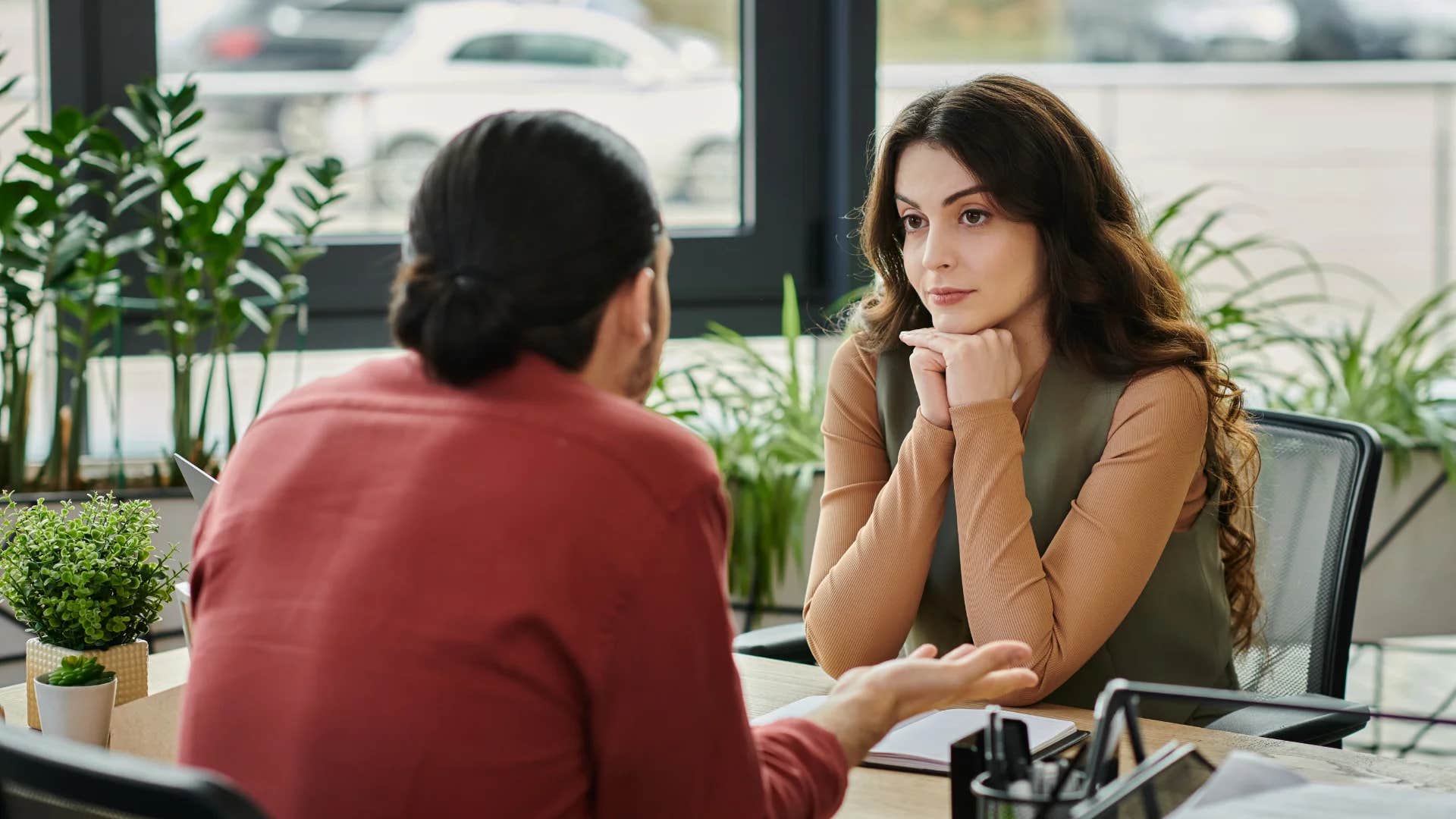 woman admitting i hate making decisions