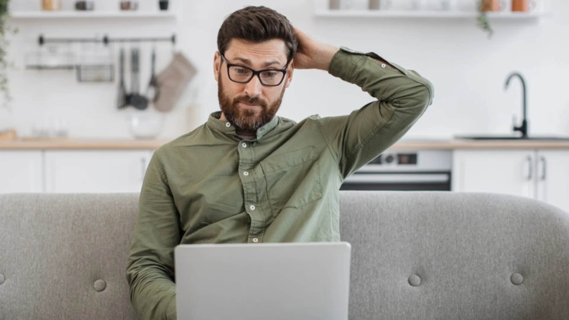 man admitting to himself i'm bad at making decisions