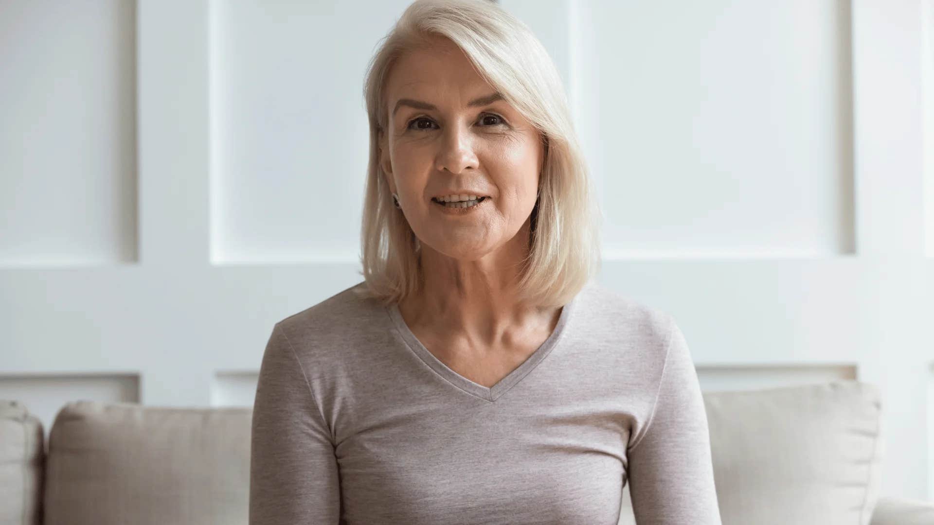 older woman saying i'd love to hear your perspective after we go through this part