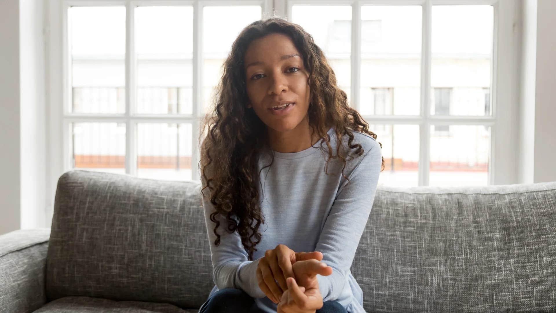 young woman admitting you're probably right