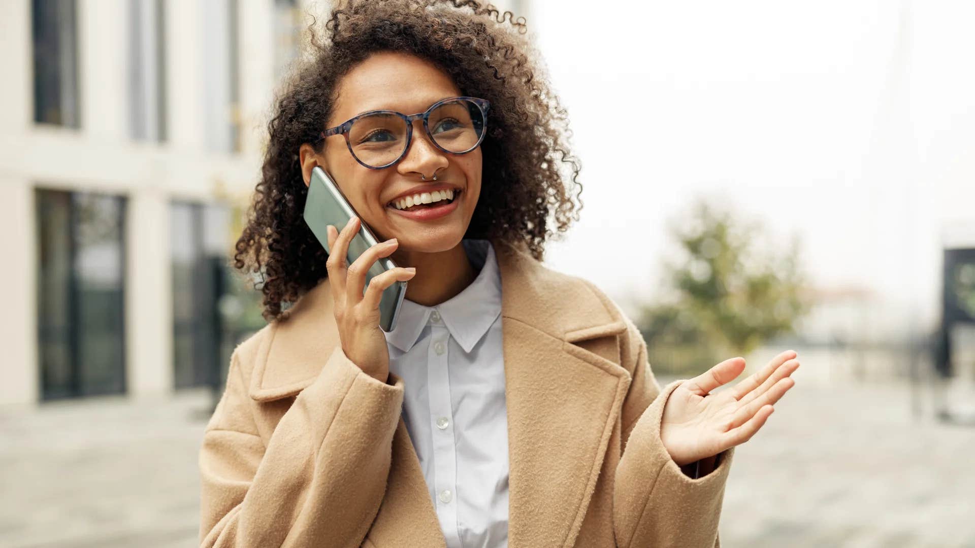 young woman on phone saying let me get back to you