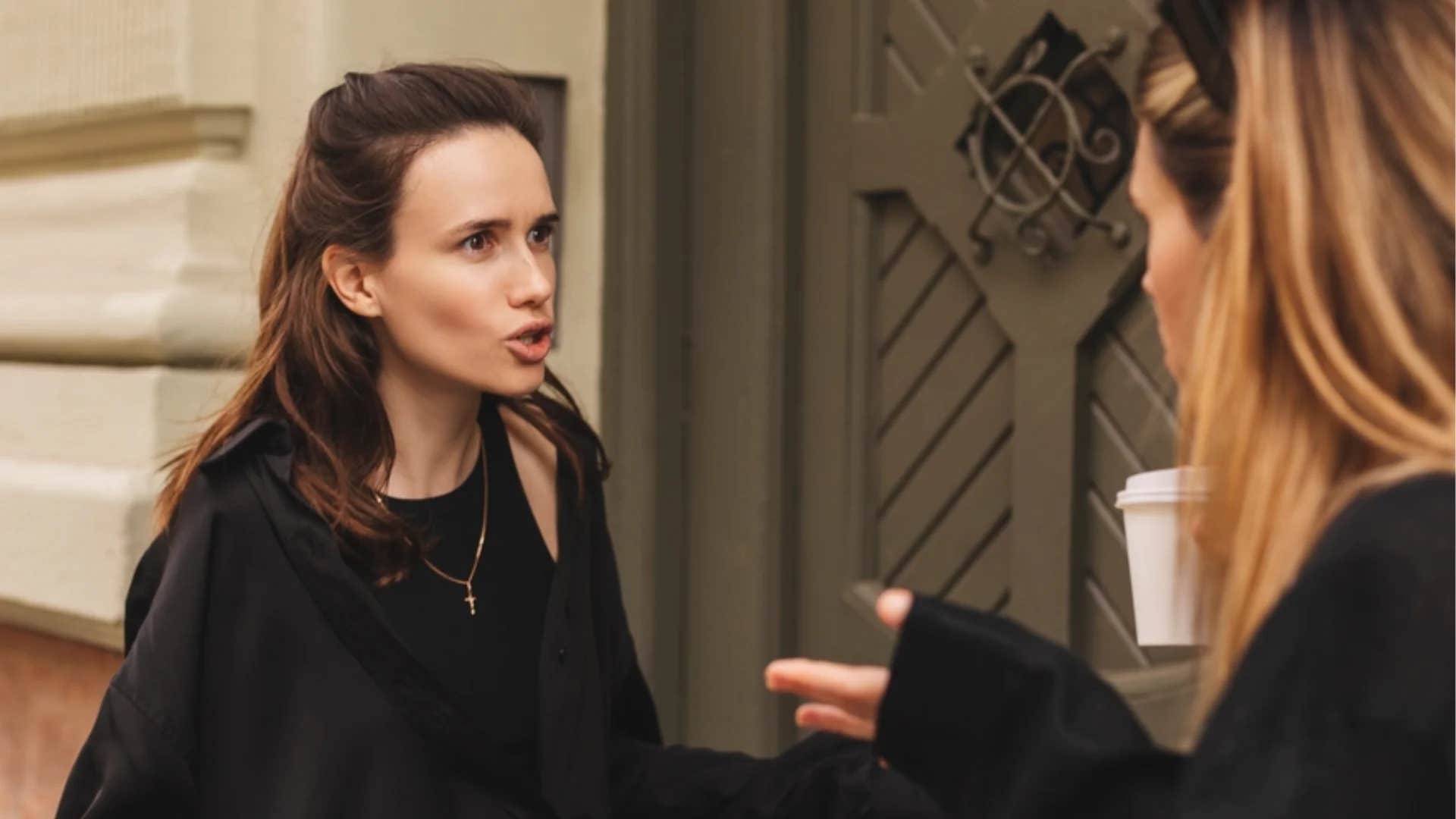 woman being told by friend that she's just jealous