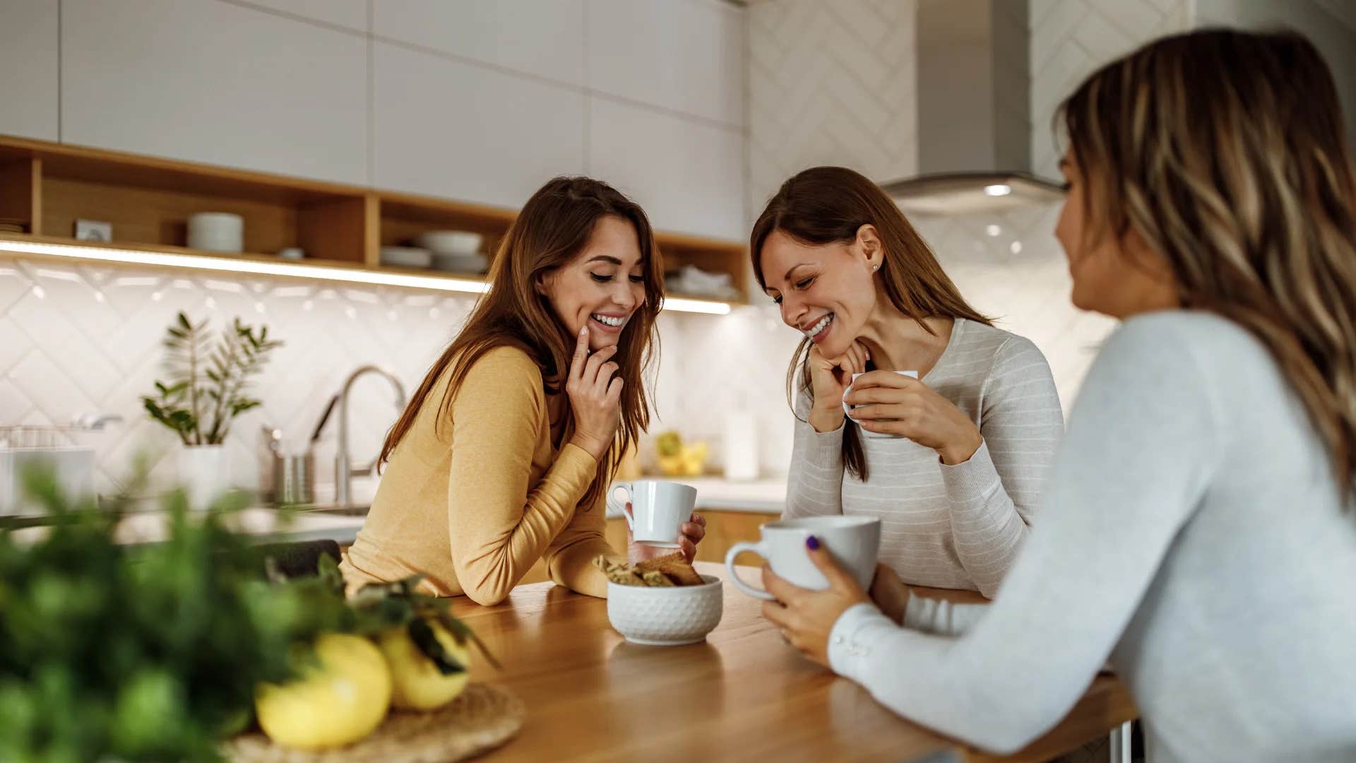 friends laughing they should just get over it