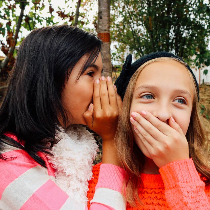 girls gossiping