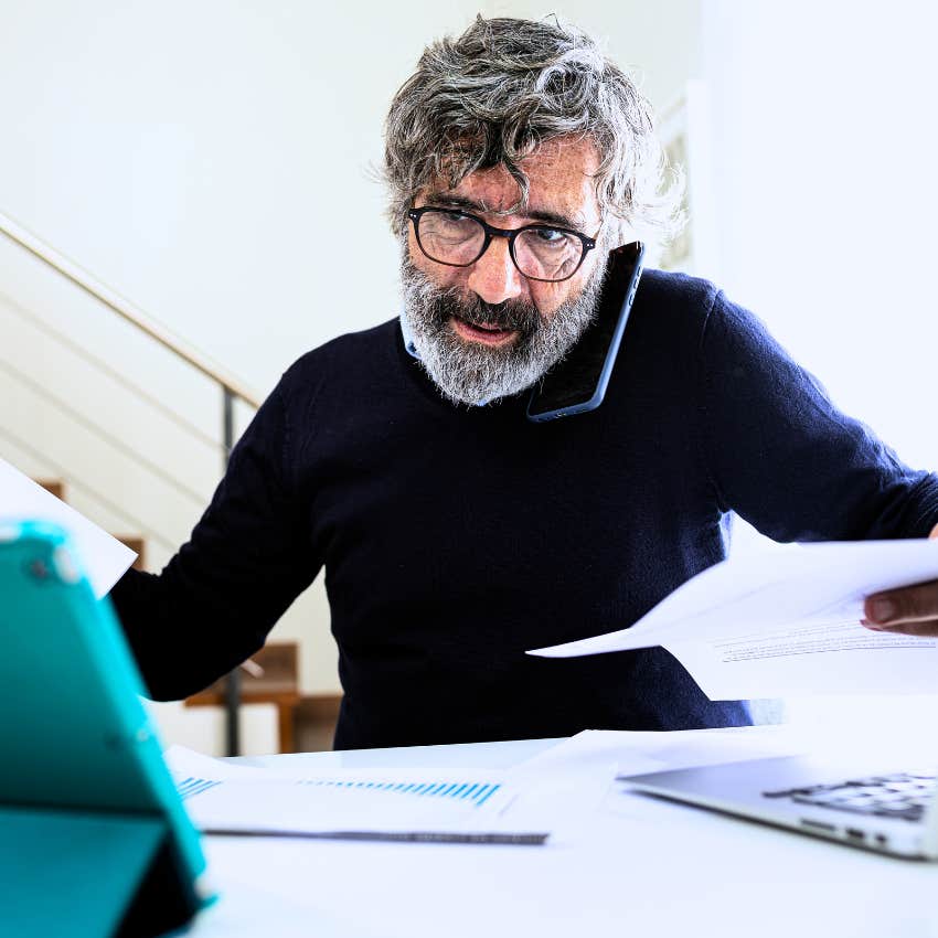 burnt out man on a work call saying I don't have time for anything else