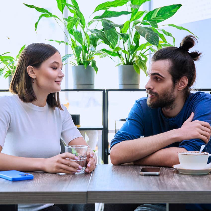 unfiltered man telling his date well this is awkward