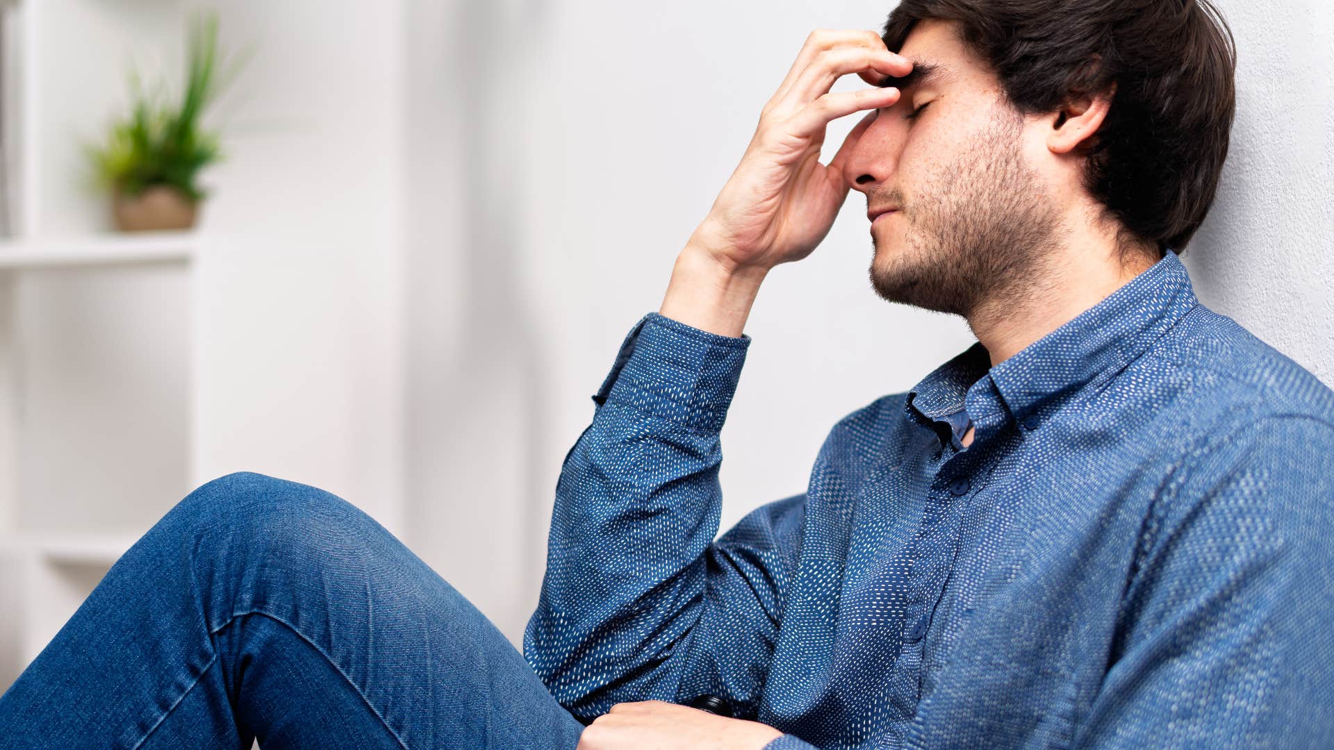 man who needs some time to decompress