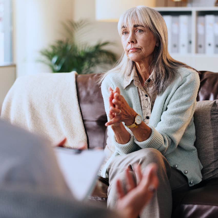 Woman who should never be underestimated because she's patient and comfortable waiting