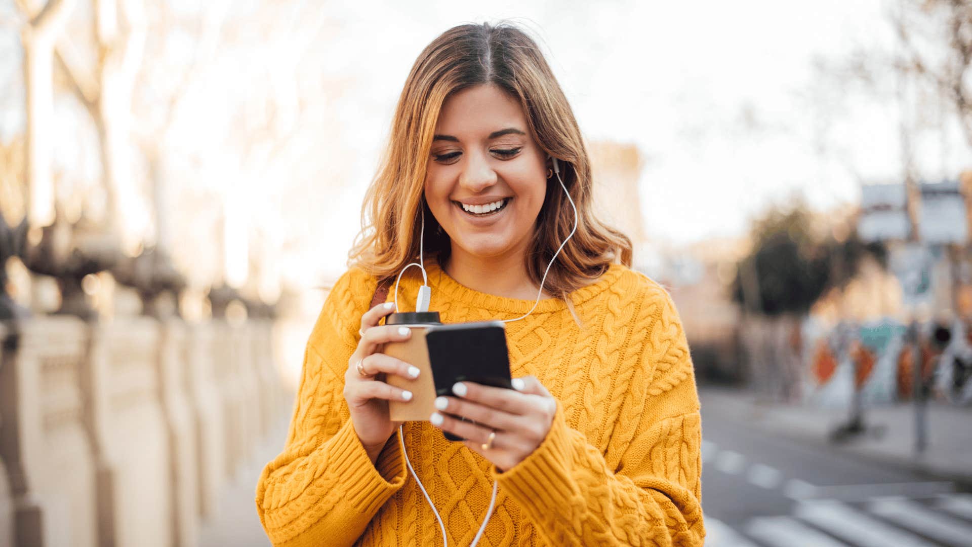 quiet woman talking to her AI friend