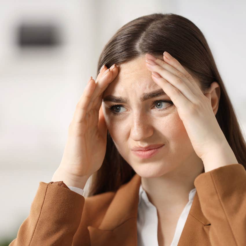 woman saying she's embarrassed to get her way