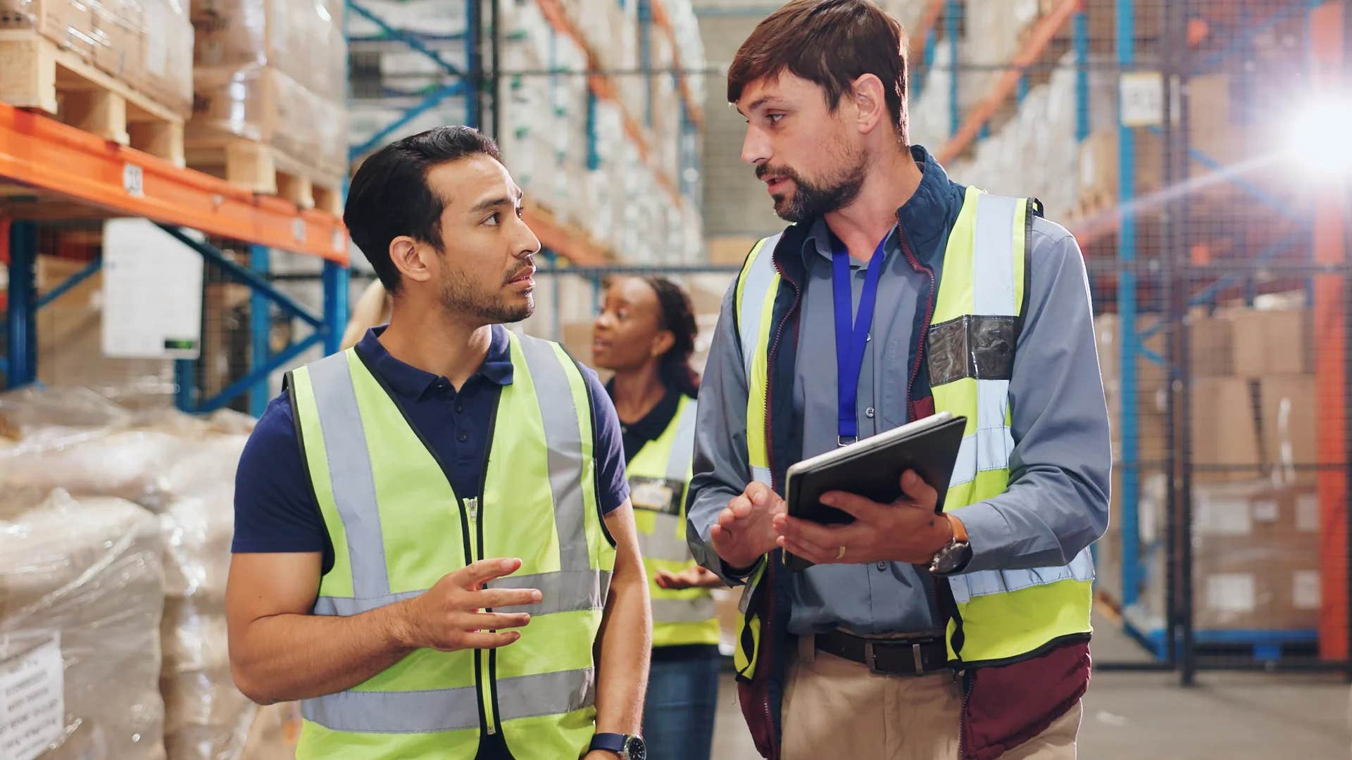 man telling colleague you don't always need motivation to be productive