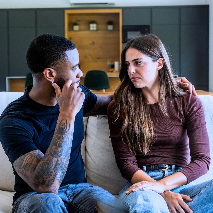 man saying yes to partner instead of no like he wants to