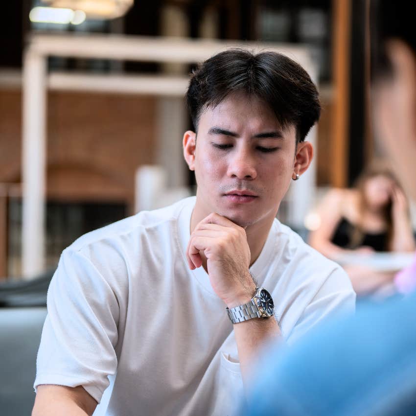 Man with no patience for gossip saying he doesn't think that's any of my business